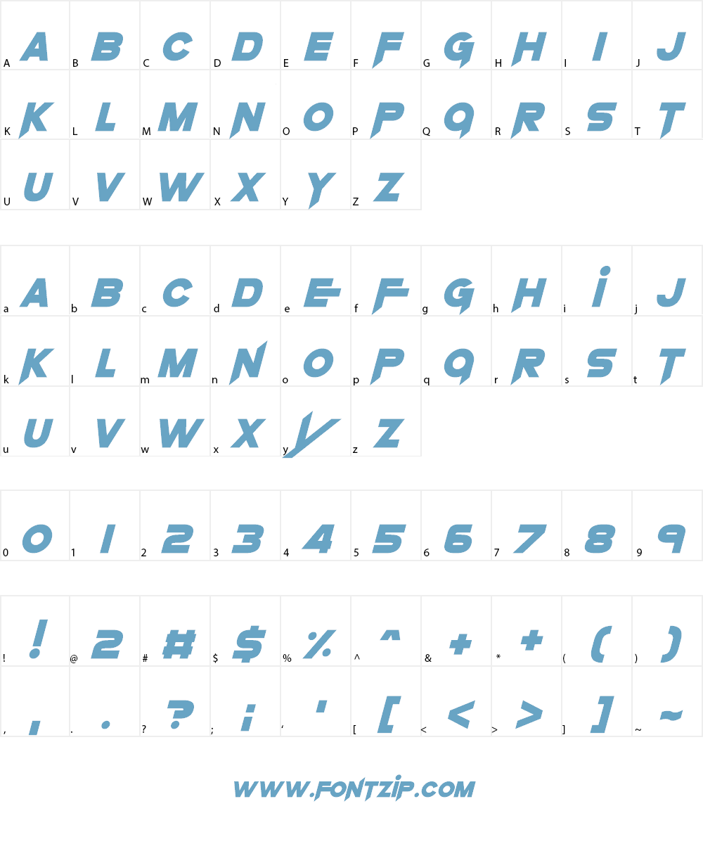 Knife Princess Font Character